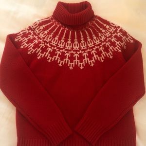 Tory Burch NWT Red Sweater - Fair Isles